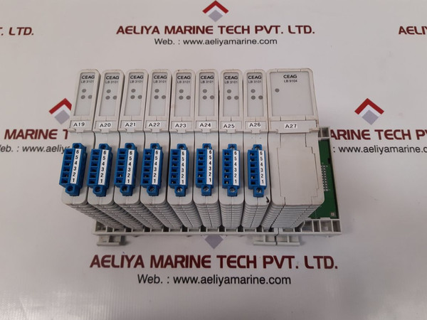 Ceag cooper lb 3101 input module with lb 9104 power supply