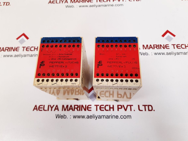 Pepperl+fuchs we77/ex2 switch isolator safety relay