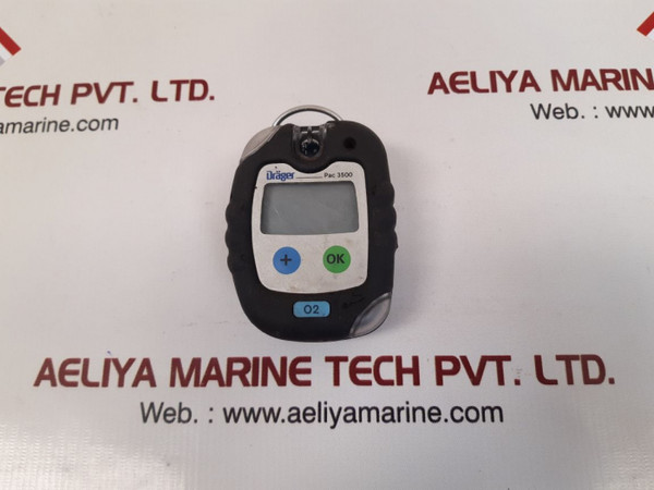 Drager Pac 3500 Single Gas Detector Meter