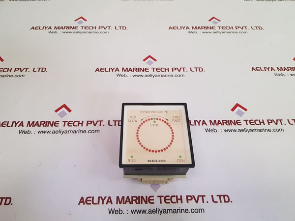 Selco m8100-00 synchroscope meter