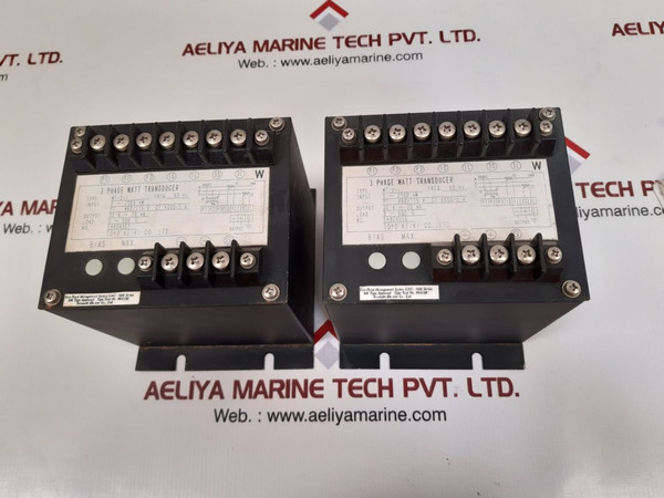 Toyo keiki mt-2-1 3 phase watt transducer