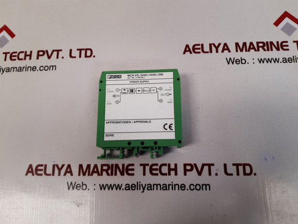 Phoenix contact mcr-ps-24dc/24dc/200 converter 27 66 821