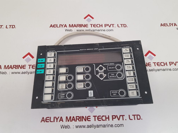 Kongsberg 8100259 wbu display watch bridge unit