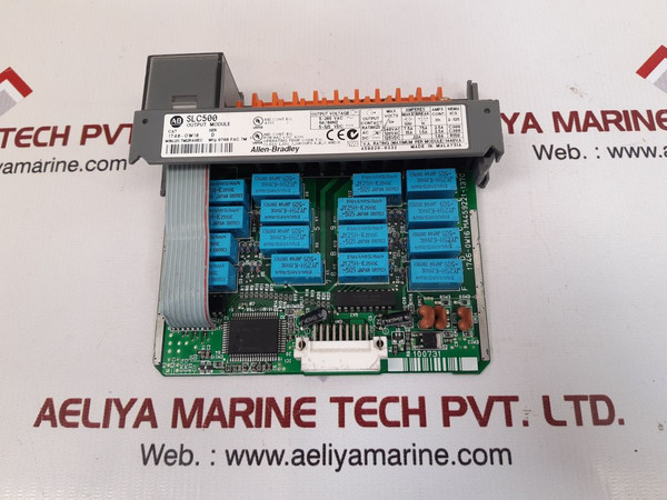 Allen Bradley Slc500 1746-ow16 Plc Outputs Module 5-265 Vac (Not Working)