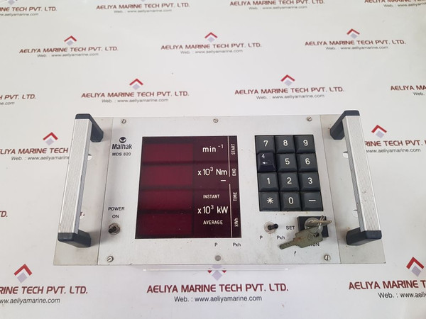 Maihak Mds 820 Torsionmeter Ship`S Propeller Shaft Speed Power Measure Meter
