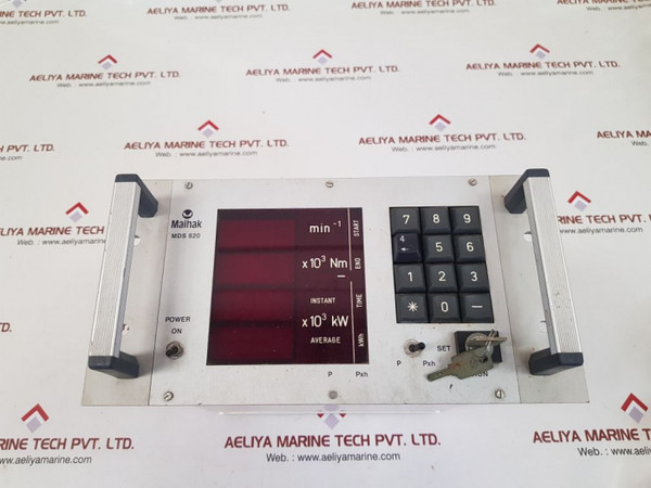 Maihak Mds 820 Torsionmeter Ship`S Propeller Shaft Speed Power Measure Meter