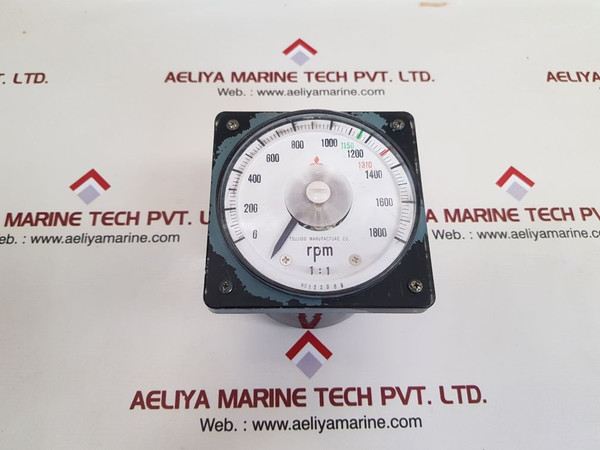 Tsujido 123968 rpm meter 0 to 1800 rpm