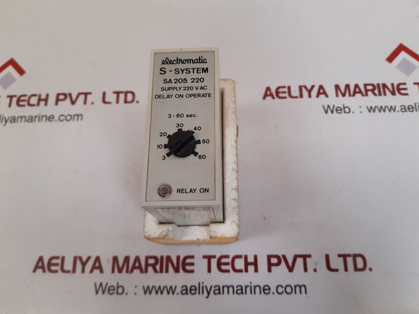 Electromatic S-system Sa205 220 Delay On Operate 3-60 Sec