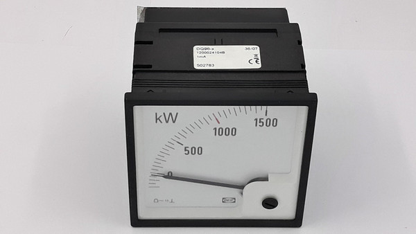 Deif Dq96-x Var/Watt 0 To 1500 Meter Gauge 1200024104B