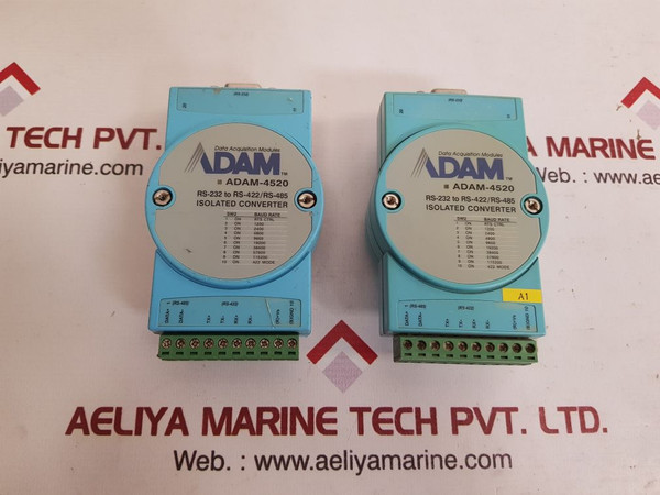 Advantech adam-4520 isolated converter rs-232 to rs-422/rs-485 module used