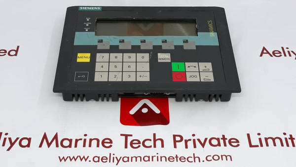 Siemens sinamics 6sl3055-0aa00-4ca5 operator panel a0p30