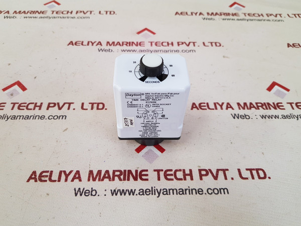 Dayton electric 5yz85n time delay relay 1 to 60 sec