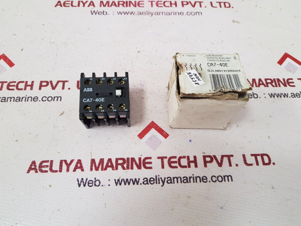 Abb Ca7-40E Auxiliary Contact Block Gjl2801315R0004 10A-600V