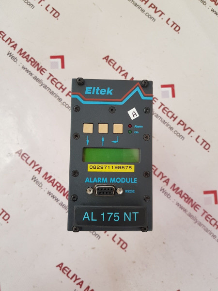 Eltek al 1000 alarm monitoring and control display