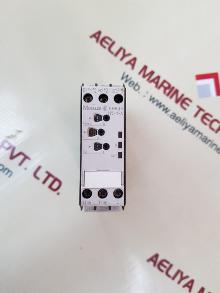 Moeller Emr4-i15-1-a Current Monitoring Relay 50/60 Hz