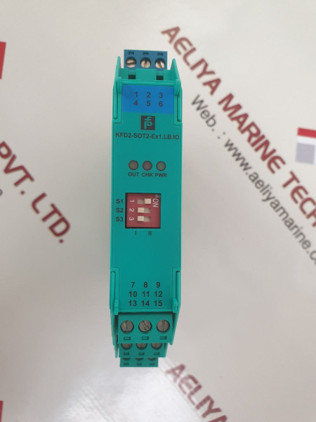 Pepperl+Fuchs Kfd2-sot2-ex1.Lb.Io Isolated Barrier 181004 Dc 20-30V/ 50Ma