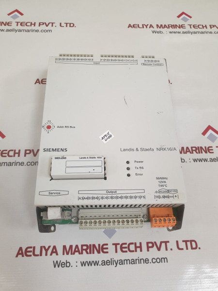 Siemens Landis & Staefa Nrk16/A Controller 50/60 Hz