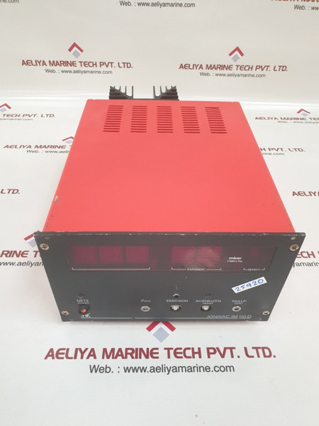Leybold ionivac im 110 d vakcuum gauge controller
