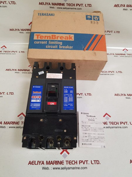 Terasaki Tl-225F Tembreak Circuit Breaker 125 A 690V Ac 3 Pole