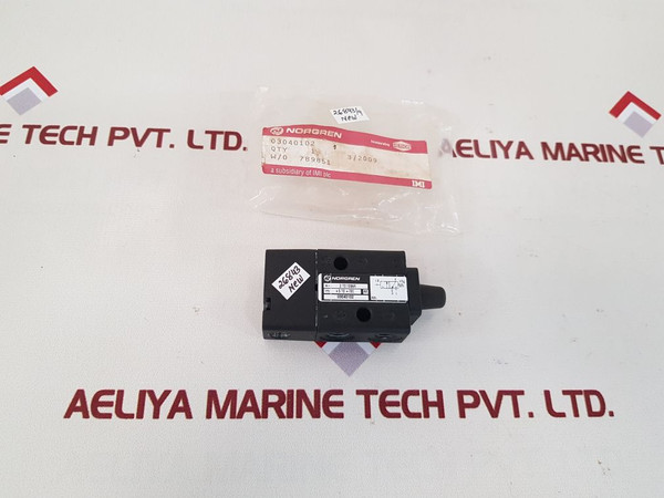 Norgren 03040102 3/2-way Air/Spring Operated Directional Valve 2-10 Bar