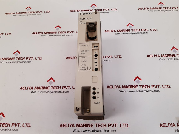 Siemens Simatic S5 Ps 7A/15A Modular Power Supply Stromversorgung Din 41752