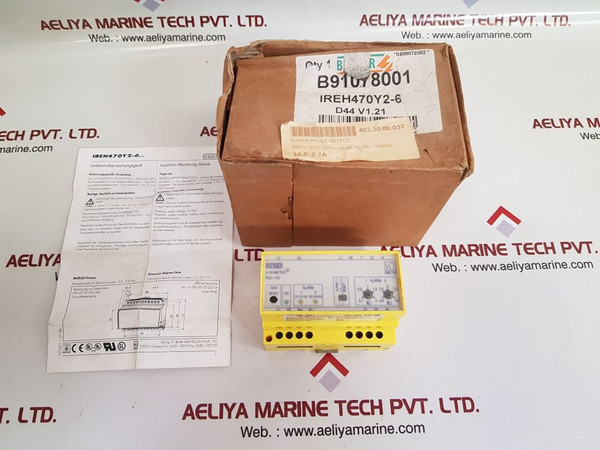Bender Ireh 470Y2-6 Insulation Monitoring Device B91078001 230V