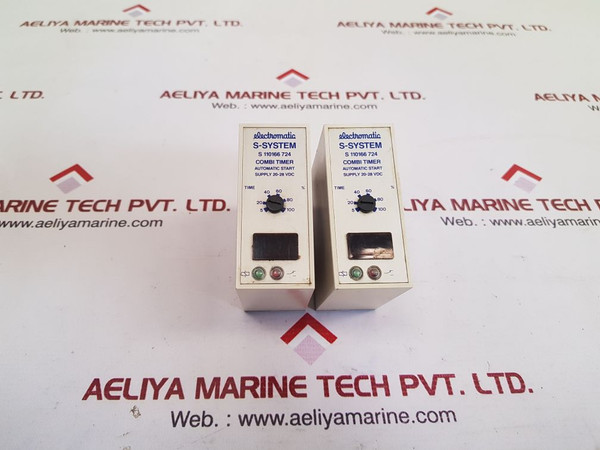 Electromatic S-system S 110166 724 Combi Timer Time Relay 20-28 Vdc