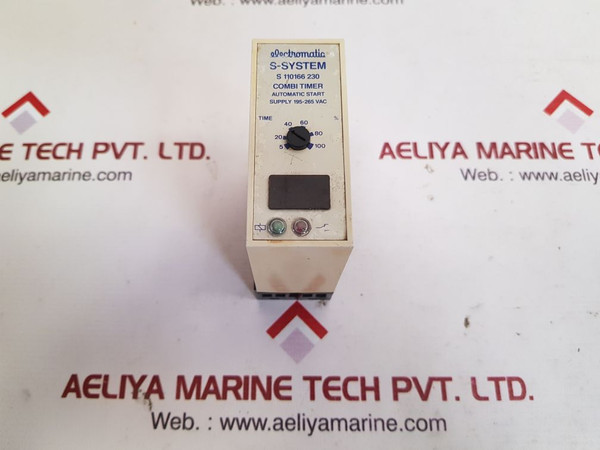 Electromatic S-system S110166 230 Combi Timer Automatic Start 195-265 Vac