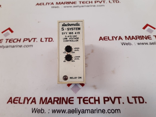 Electromatic S-system Syy 165 415 Line Voltage Controller 3 Ã— 415 Vac
