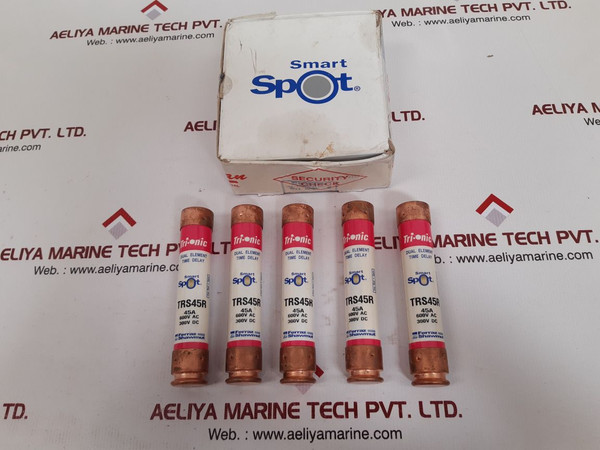 Lot Of 10X Ferraz Shawmut Tri-onic Trs45R Dual Element Time Delay Fuse 600V Ac