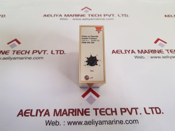 Electromatic Sam 205 230 Delay On Operate Instant Contact 230V 0.8 To 18 Sec