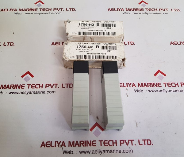 Lot Of 9X Allen Bradley 1756-n2 Blank Card Slot Filler Series B