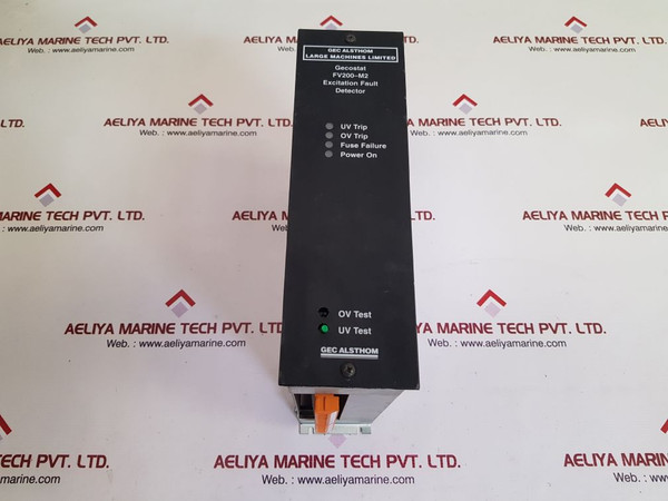 Gec alsthom fv200-m2 excitation fault detector