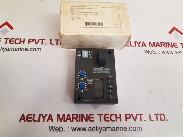 Dayton 6C055 Series A Current Sensing Relay 2 To 20A 120 Vac