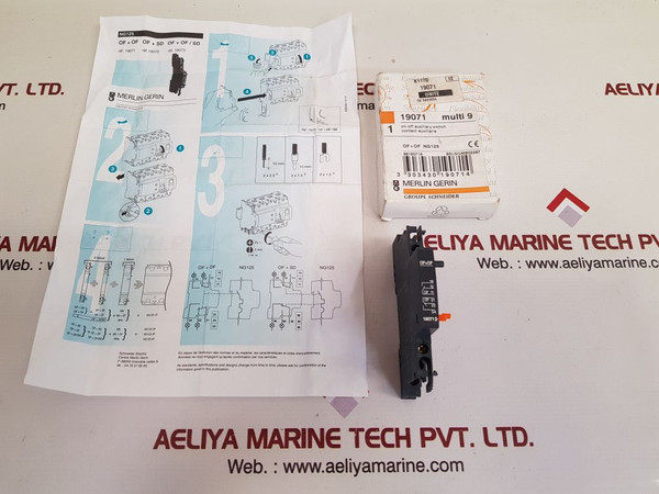 Merlin Gerin Multi 9 Of+Of Ng125 On-off Auxiliary Switch 19071