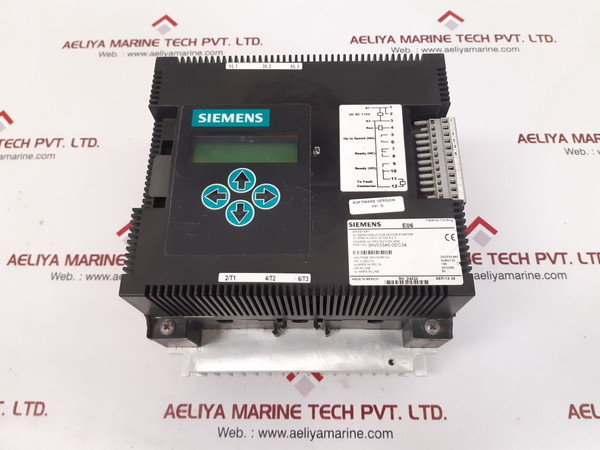 Siemens Sikostart 3Rw3346-0Ec34 Ac Semiconductor Motor Starter E06 Xep/13 25