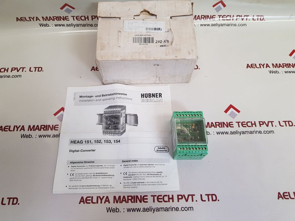 Hubner Berlin Heag 152 Digital Converter 5Ma Ip 20