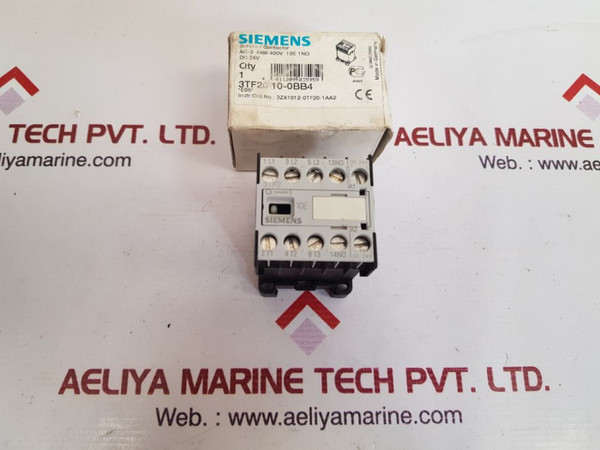 Siemens 3Tf20 10-0Bb4 Contactor 600V Ac 16A