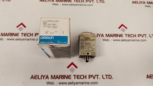 Omron H3Cr-a-315 Timer 1.2S To 300H 24 To 48 Vac