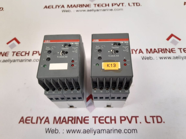 Abb cm-iwn-dc earth-leakage monitoring relay 1svr450065r0000