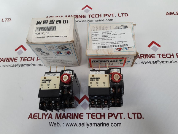 Hyundai Hor 1K 32 Thermal Overload Relay Ac11 380V 5A