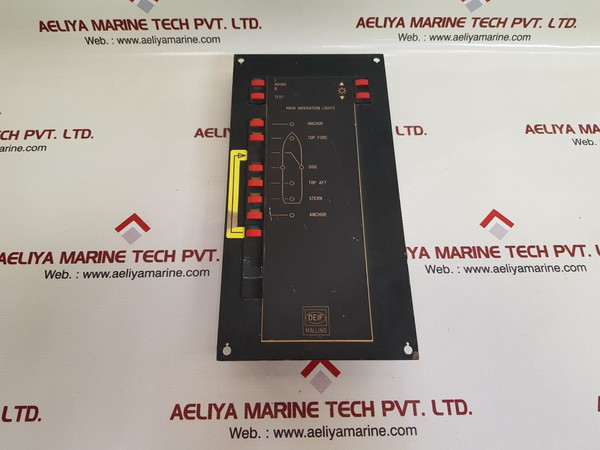 Deif 8027.4 Control Panel For Navigation And Signal Navigation Light