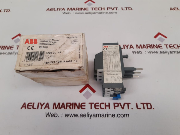 Abb Ta25Du2.4 Thermal Overload Relay Class 10, 600 Vac