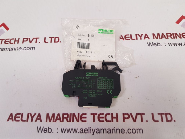 Murr Elektronik 51120 Output Relay En 60947-5-1, 50/60 Hz