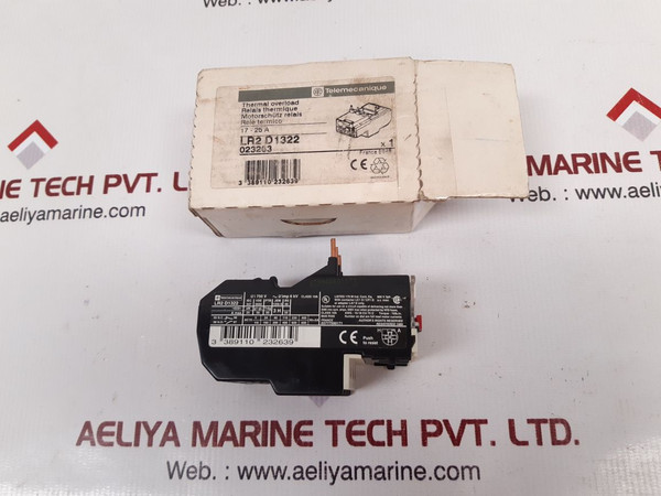 Telemecanique Lr2 D1322 Thermal Overload Relay Class 10A