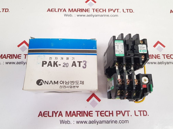 Anam Pak-20At-3 Magnetic Starter Relay 115V 50Hz 11A