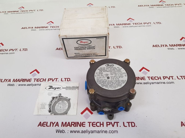 Dwyer 1950-20-2F Explosion Proof Pressure Switch new 250vac