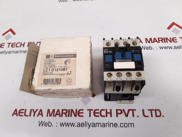 Telemecanique Lc1 D1210B7 Contactor 24V 50/60Hz