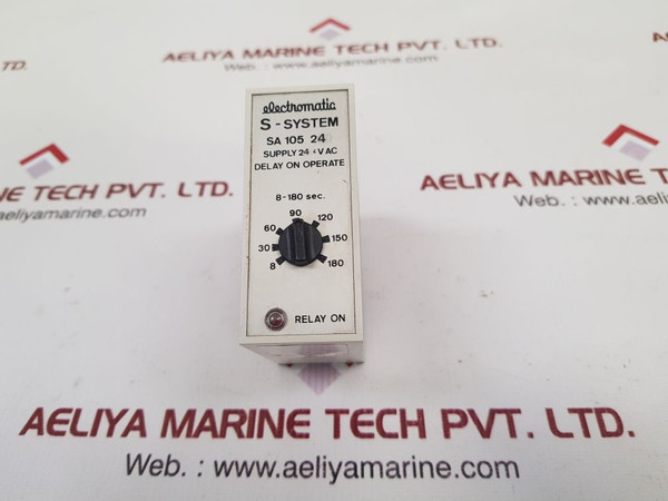 Electromatic S-system Sa 105 24 Time Delay On Operate