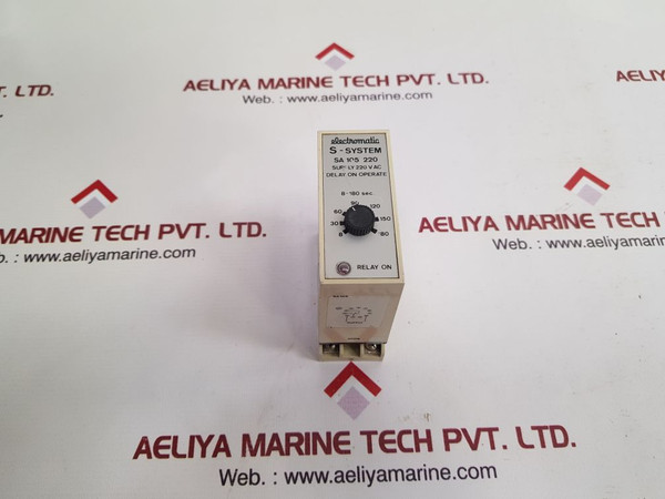 Electromatic S-system Sa 105 220 Delay On Operate With Base 8-180 Sec